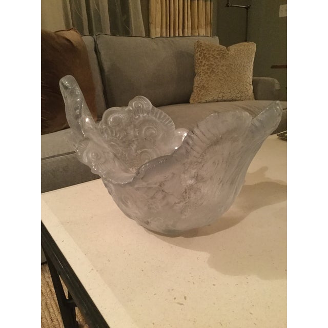 Amanda Brisbane Art Glass Sculpture Bowl Chairish