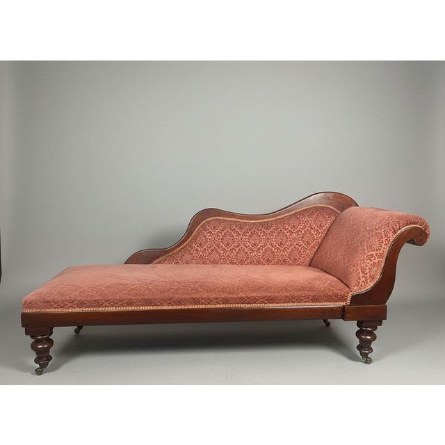 Antique Victorian Chaise Lounge, 1800s For Sale - Image 5 of 15