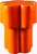 Contemporary Falkland Road Garden Stool Burnt Orange For Sale - Image 3 of 3