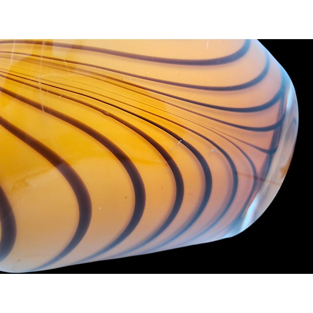 Glass Phoenician Murano Glass Vase from Manifattura Di Murano, 1980s For Sale - Image 7 of 10
