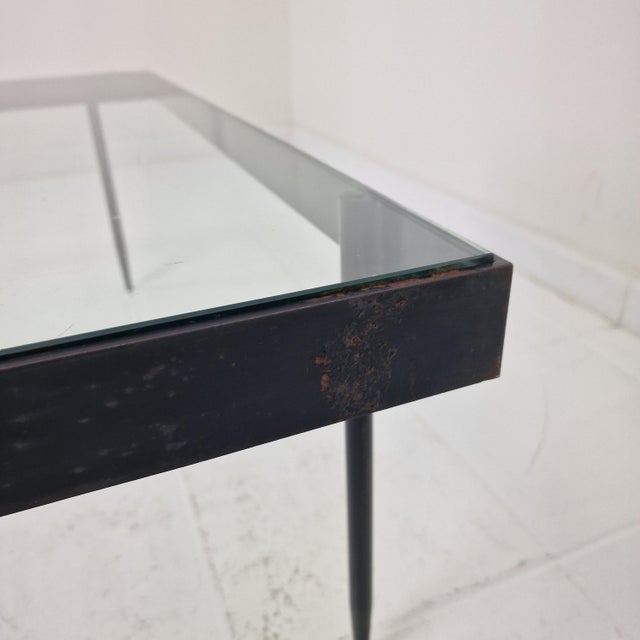 G4A Coffee Table in Steel and Glass from Janni van Pelt, Netherlands, 1958 For Sale - Image 14 of 17