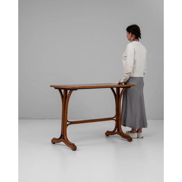 Traditional 1900s Austrian Wooden Side Table For Sale - Image 3 of 18