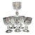 1960s Lalique Clos Vougeot Wine Glasses - Set of 6 For Sale