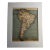 1930 German Map of South America Matted Print For Sale