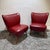 Mid-Century Modern Cocktail Chairs in Red Faux Leather, 1950s, Set of 2 For Sale - Image 10 of 16