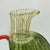 Kosta Boda "Corfu" by Kjell Engman Art Glass Jug (Green With Orange Handle) Signed #7080512 For Sale - Image 12 of 18