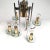 Gold Mid-Century Modern Chrome, Glass & Brass Chandelier by Gaetano Sciolari For Sale - Image 8 of 9