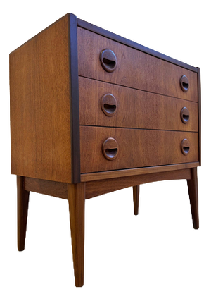 Small Danish Teak Chest of Drawers