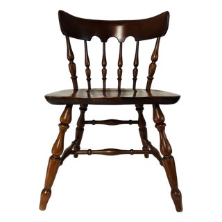 Vintage Ethan Allen Old Cherry Baumritter Chair For Sale