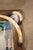 Large mirror with faux horns around the frame give this a great rustic look.
