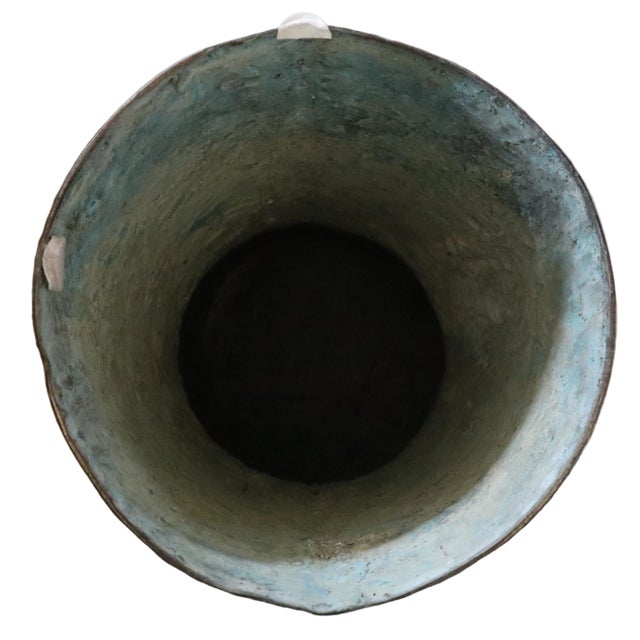 Southeast Asian Bronze Rain Drum Side Table For Sale - Image 9 of 9