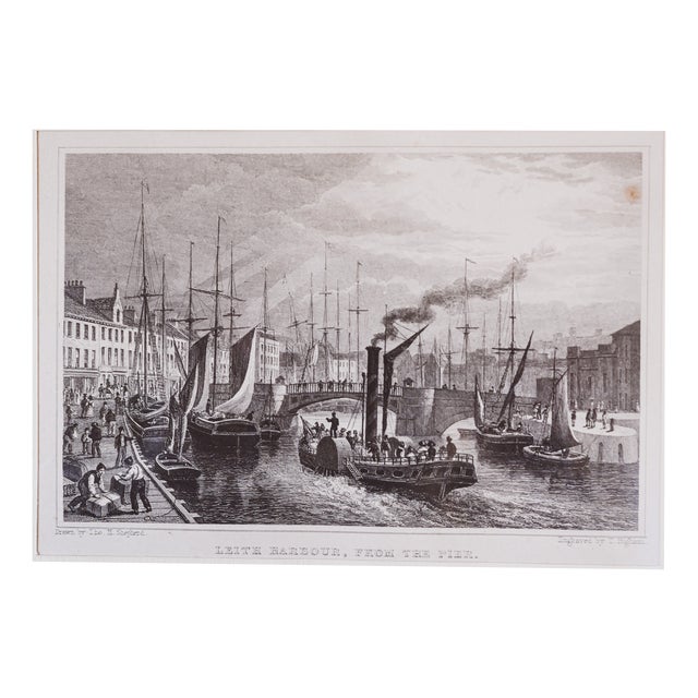 Tomas H. Sheperd, Leith Pier, 1830, Print For Sale