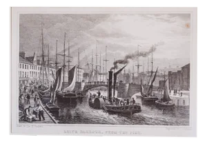 Tomas H. Sheperd, Leith Pier, 1830, Print