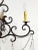 Vintage Iron Chandelier For Sale In Los Angeles - Image 6 of 13