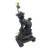 Vintage Frederick Cooper Cast Iron Foo Dog Table Lamp For Sale