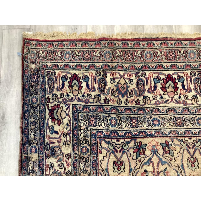 Antique Persian Doroksh Rug 9'9" X 13'5" For Sale In Washington DC - Image 6 of 7