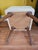 Wood Mid-Century White Sewing Bench/Footstool With Strage For Sale - Image 7 of 7