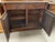 100+ Year Old Hutch Cabinet, Burl Wood Inlay, Hand Carved, Beautiful Antique For Sale - Image 9 of 12