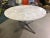 Mid 20th Century Calacatta Marble Top Dining Table Attributed to Florence Knoll For Sale - Image 9 of 13