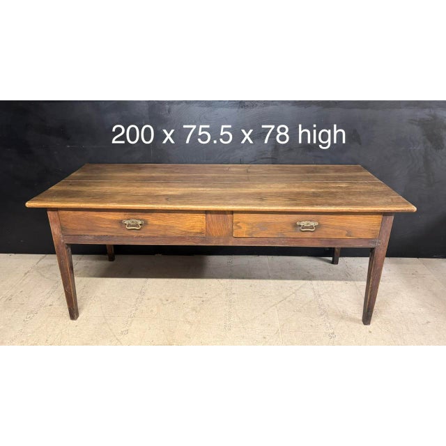 Antique French Console Table in Chestnut, 1800 For Sale - Image 17 of 18