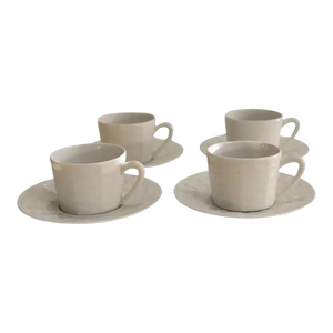 Ralph Lauren Home Belcourt Tea Cup and Saucer Set of 4