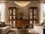Modern Vintage 3 Piece American of Martinsville Burl Wood Wall Unit For Sale - Image 3 of 7