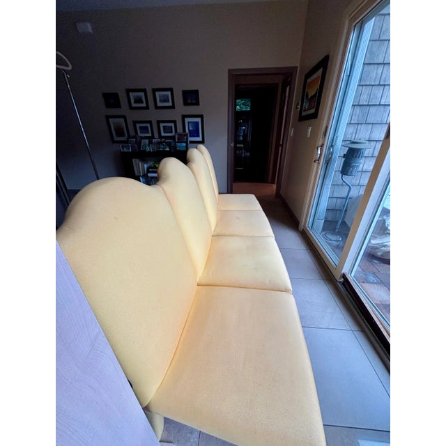 Set of 4 Fully Upholstered Camel Back Parsons Chairs- Charles Stewart Company For Sale In New York - Image 6 of 16