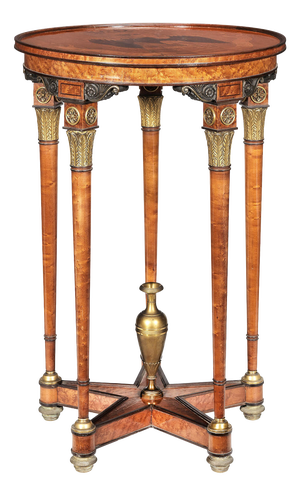 Charles X Gueridon Table with Imperial Eagle and Honour and Fatherland Emblem, France, 1825