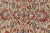 Vibrant All-Over Design Vintage Hand Knotted Turkish Oushak Rug in Red and Tan For Sale - Image 9 of 12