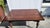 A large Oak Jacobean Tudor Spanish Revival Dining Table. Draw leaves pull out from sides. 62 x 38 closed 96 x 38 open....