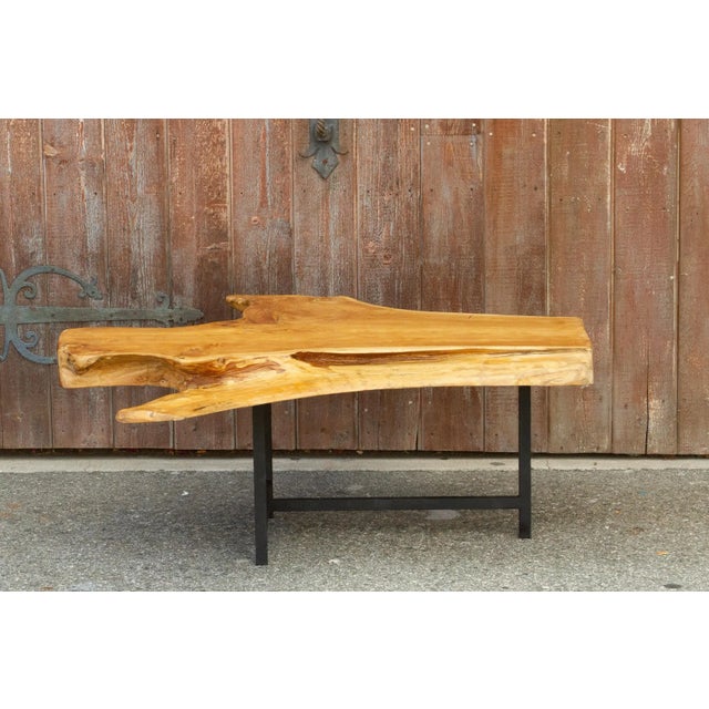 An example of rustic modern done right. This burr live edge coffee table is made from a single piece of wood that was cut...