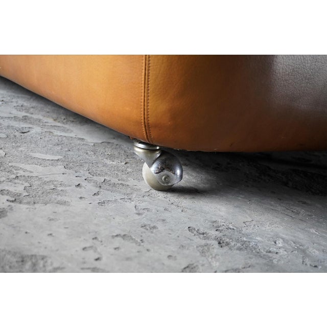 Brown Vintage Three-Seater C610 Sofa by Geoffrey Harcourt for Artifort, Netherlands, 1970s For Sale - Image 8 of 9