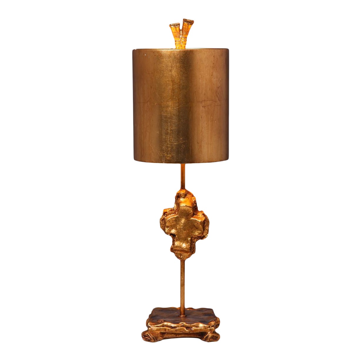 Cross Gold Accent Table Lamp Distressed Finish Chairish