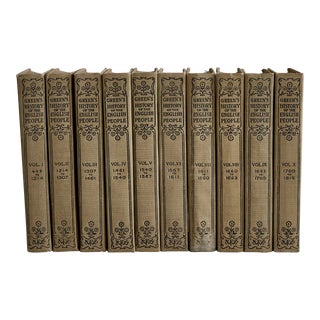 Set of 10 Antique Books For Sale