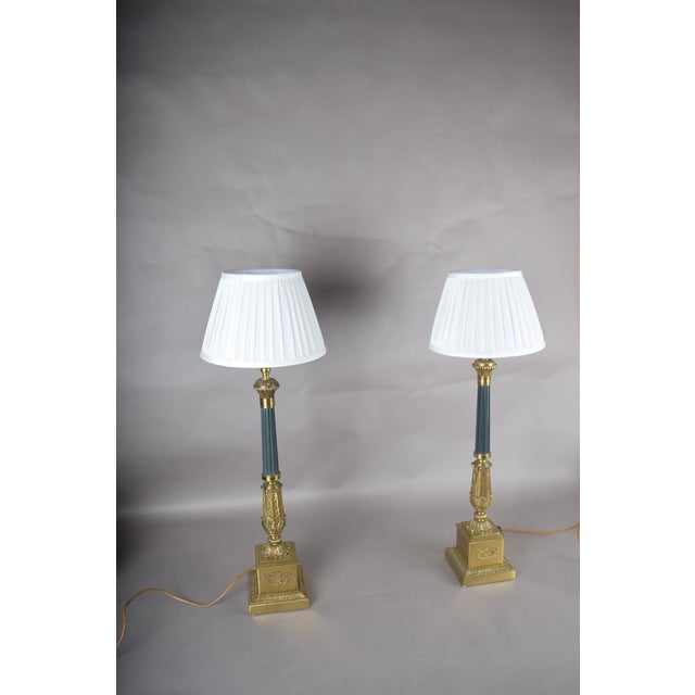 Goldenrod Vintage Table Lamps by Einar Bäckström for Maison Jaspers, 1950s, Set of 2 For Sale - Image 8 of 18