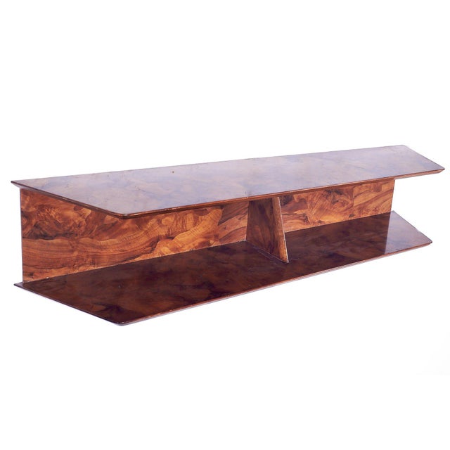 Wood Vintage Wall Console Table by Gio Ponti for Vittorio Dassi, 1950s For Sale - Image 7 of 7