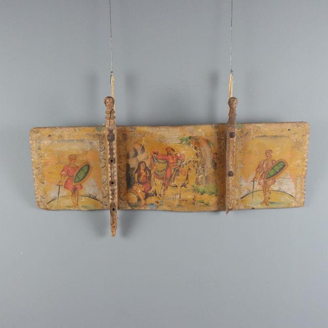 Antique Side of a Sicilian Cart For Sale - Image 11 of 11