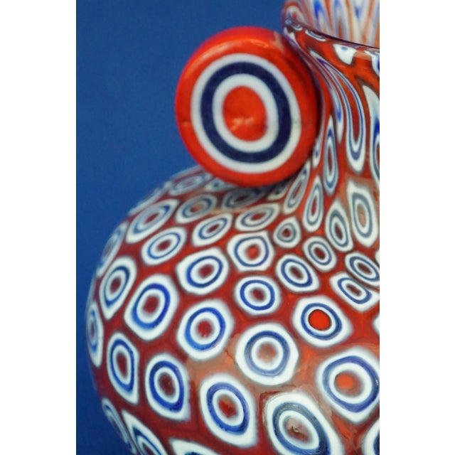 Vintage Red Murano Glass Vase by Ercole Barovier-Toso, 1950 For Sale - Image 12 of 18
