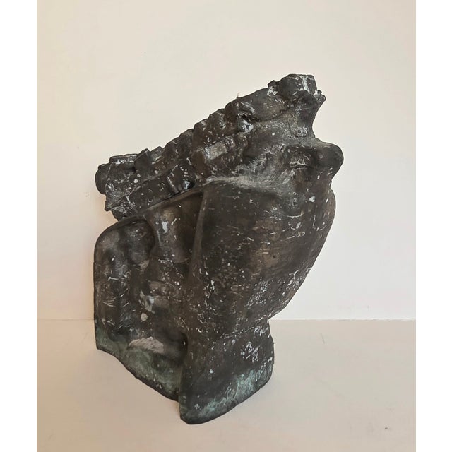 Abstract sculpture "Portrait of Matta," see various auctions at Christie's (e.g., live auction 6725) and others. Paolozzi...