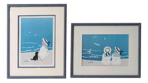 D. Éthier, 1980s, Paper, Framed