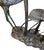 LaBarge Bronze Crane & Lily Pad Glass Top Console Table. u.s.a Late 20th Century For Sale - Image 9 of 10
