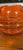 Mid-Century Modern Vintage Murano Style Orange Art Glass Bowl – Sculptural Swirl Ribbed Centerpiece For Sale - Image 3 of 8