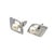 Mikimoto Estate Akoya Pearl Cufflinks Silver 7.50 mm, 2 pieces For Sale - Image 4 of 8