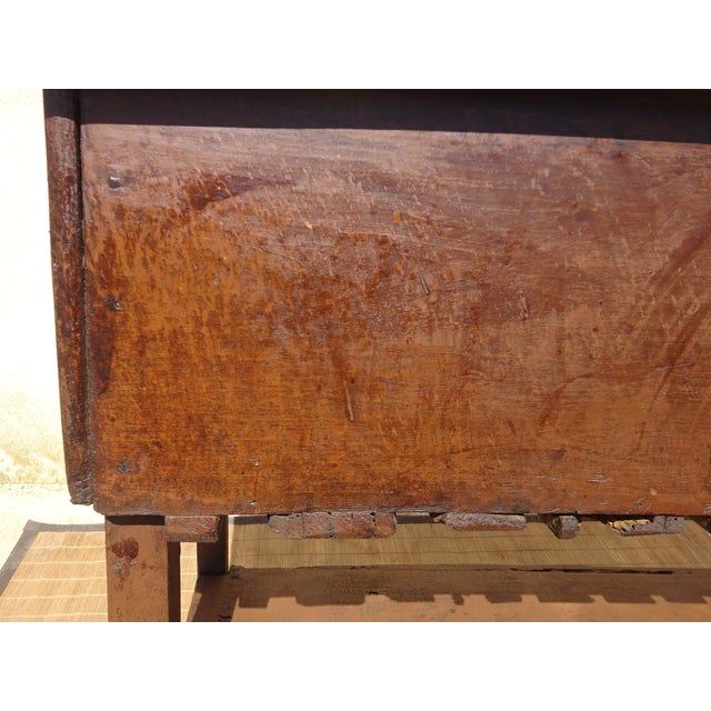 Vintage Brown Oak Dish Drainer For Sale - Image 5 of 18