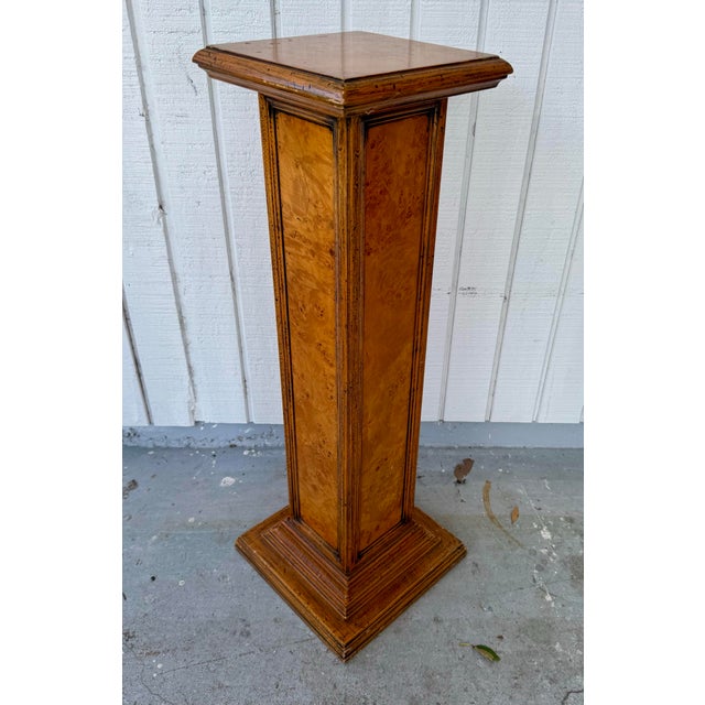 Crafted with great attention to detail, showcasing the natural beauty of the wood this Italian pedestal will add a sense...