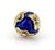 This Diamond Enamel Solid 18k Yellow Gold Floral Dome Ring in size 6 is a stunning piece of vintage and antique jewelry....