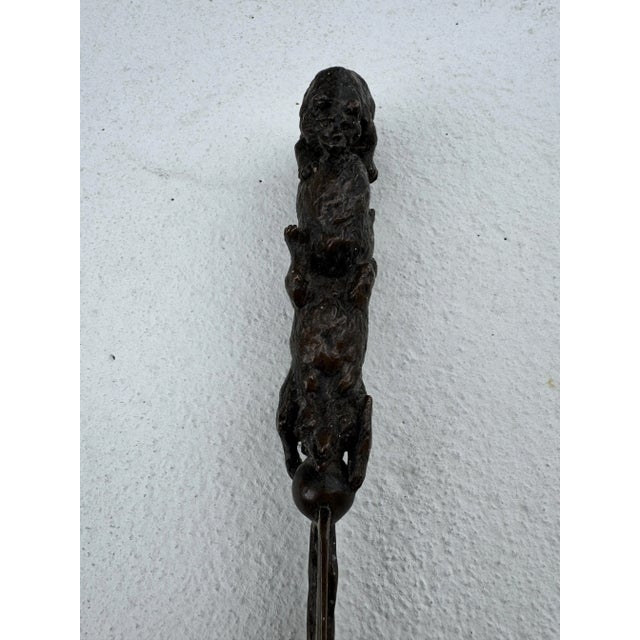 Antique Paper Cutter or Letter Opener in Bronze by Christophe Fratin For Sale - Image 4 of 8