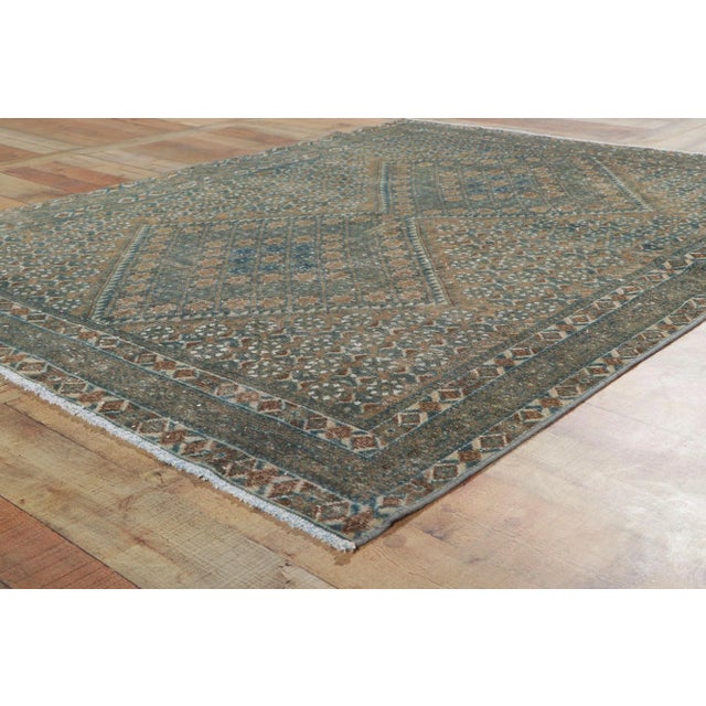 Early 20th Century Antique Persian Afshar Rug, 05'00 X 06'02 For Sale In Dallas - Image 6 of 9