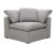 Contemporary Sky Birch Modular Corner Chair, Slate For Sale - Image 3 of 3