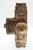 Art Deco style bronze monolock door knob set. Reclaimed by Olde Good Things from The Philadelphia Civic Center in 2005....
